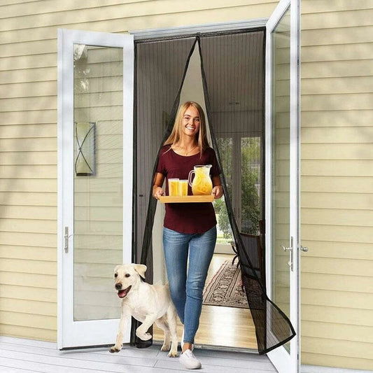 Mesh Screen Net Home Magnetic Foldable Anti Mosquito Door Curtains